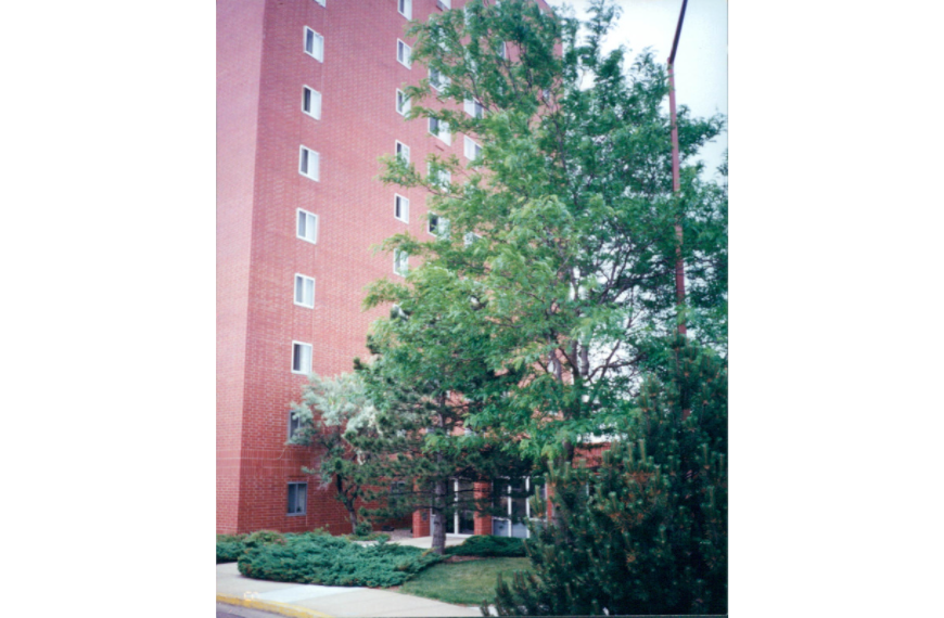 1994 River Tower Apartments Building Exterior