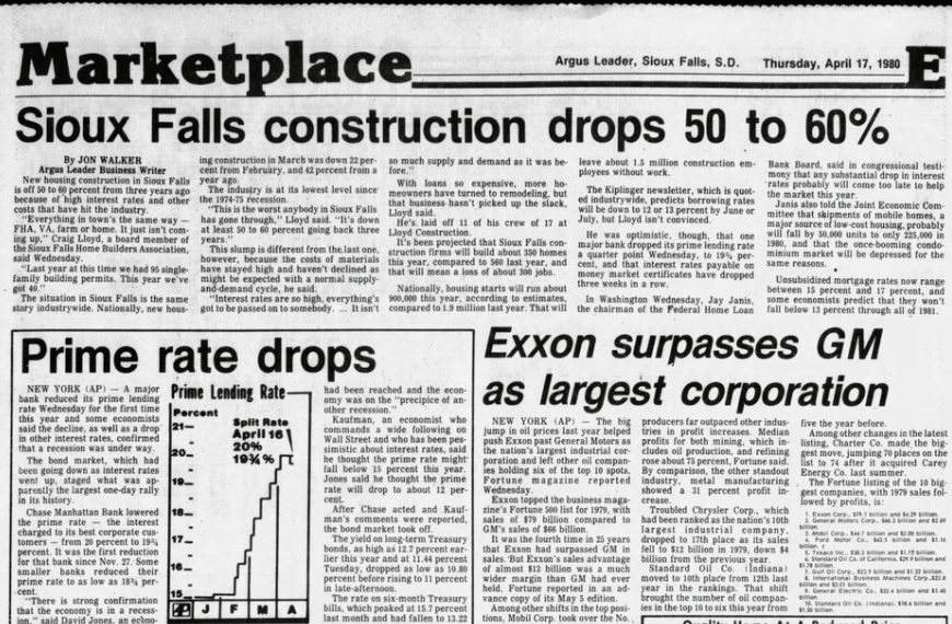 1980 Recession News Article