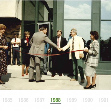 1988 Park Place Center Ribbon Cutting