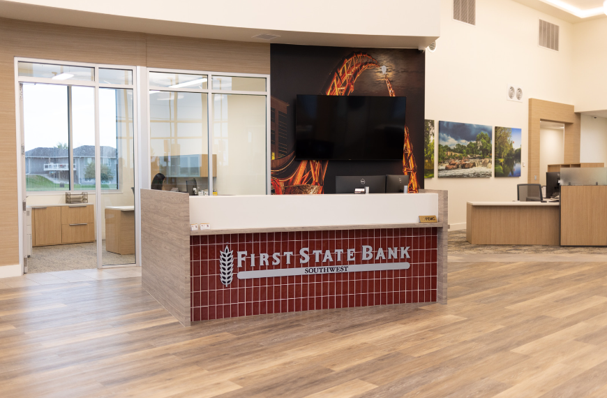 First State Bank Front Desk