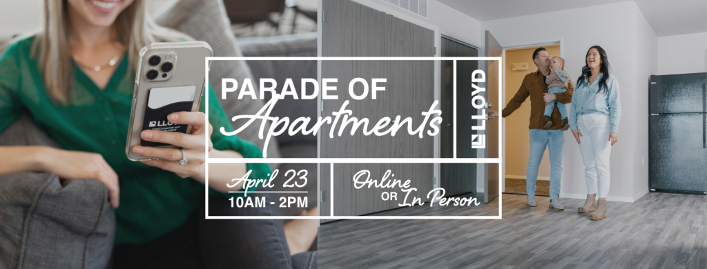Looking For A New Apartment? Tour More Than 20 At The Parade Of Apartments