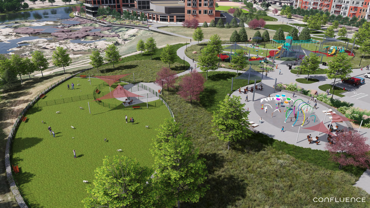 New Dog Park at Jacobson Plaza