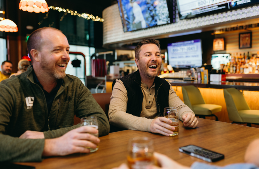 Buddies at Big Sioux Burger