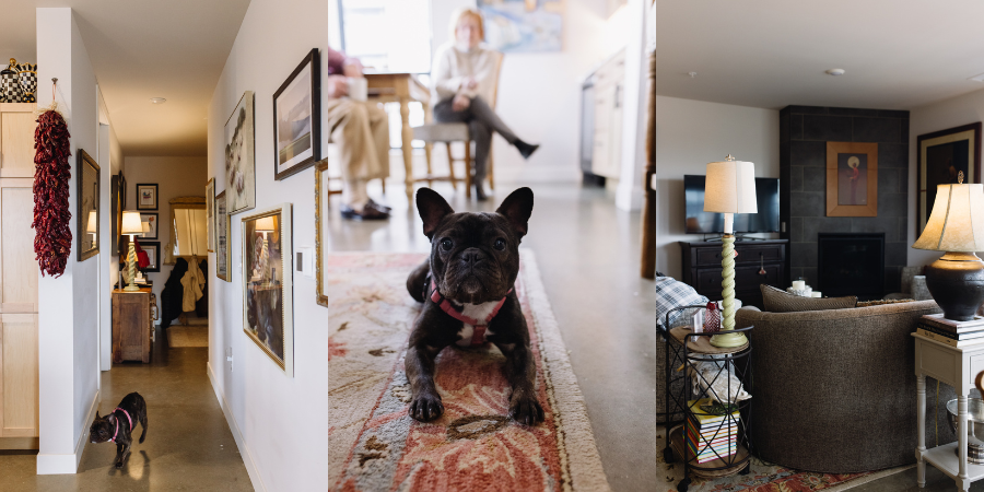 The District Lofts Couple and Dog