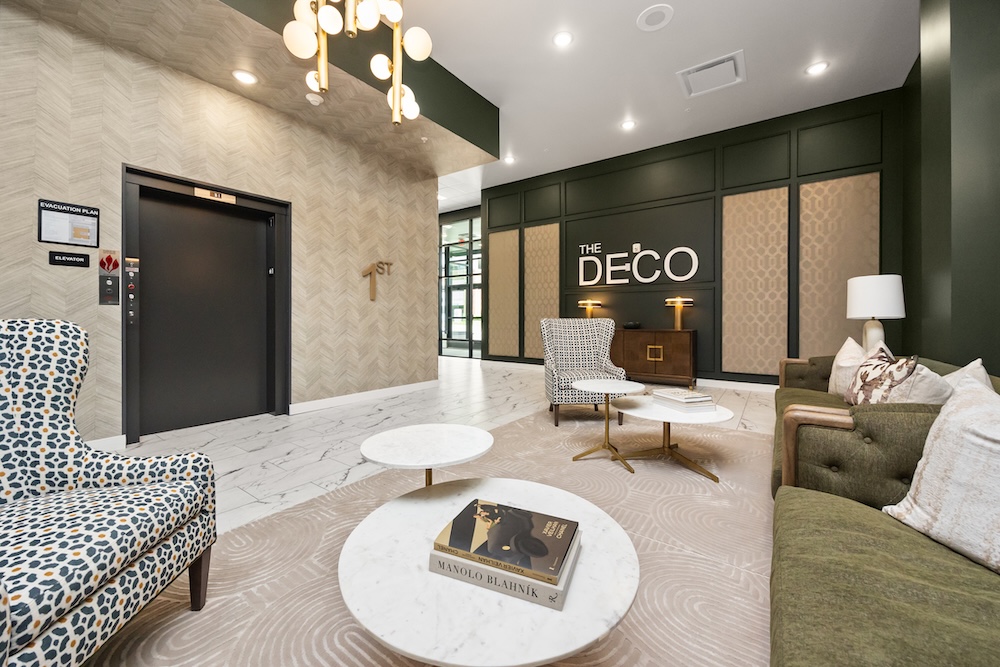 the Deco Lobby