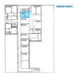 Second-floor floor plan with Suite 2A highlighted beside the elevator in the downtown Rapid City office suite building