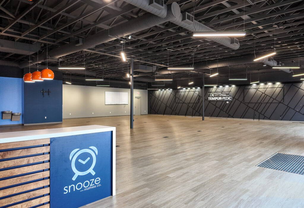 Open retail showroom in Empire Place Suite 4125