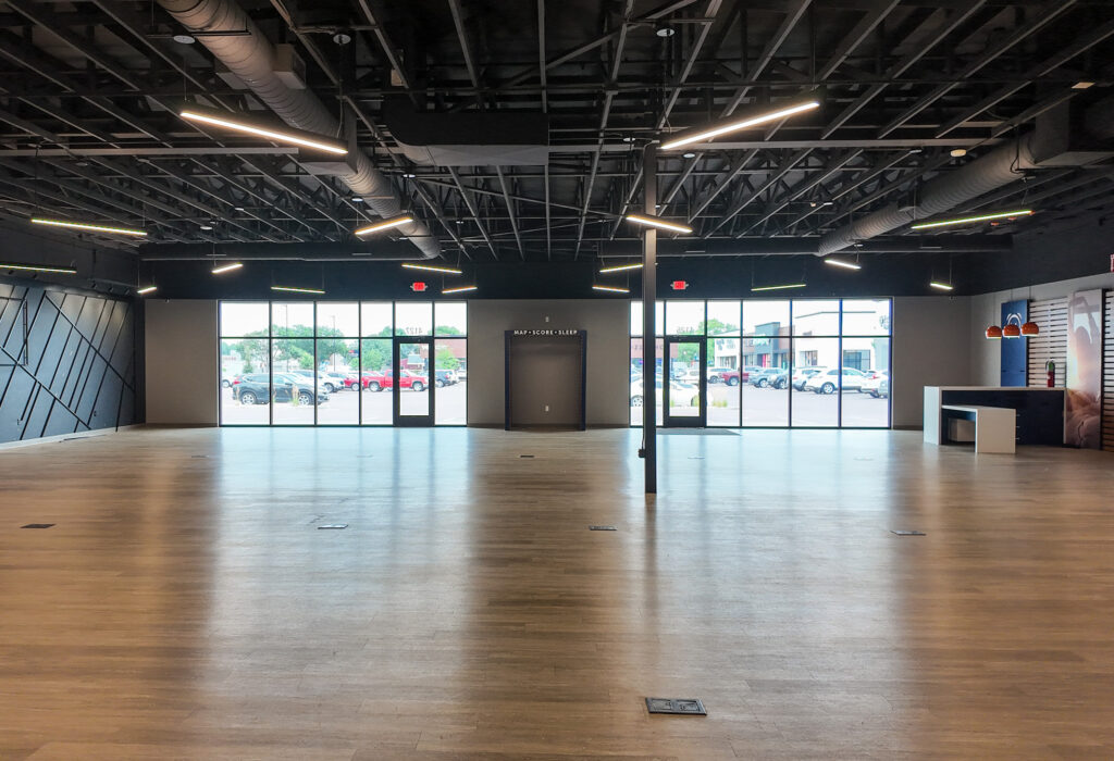 Interior view of Suite 4125 retail space at Empire Place in Sioux Falls