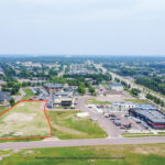 Commercial development land in Sioux Falls at 81 Gardens, outlined along W. 81st Street