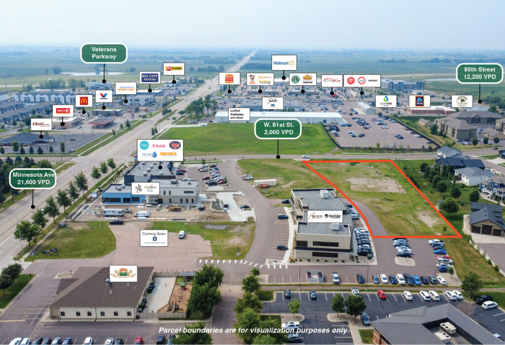 81 Gardens commercial land near Minnesota Avenue, 81st Street and the south Sioux Falls retail corridor