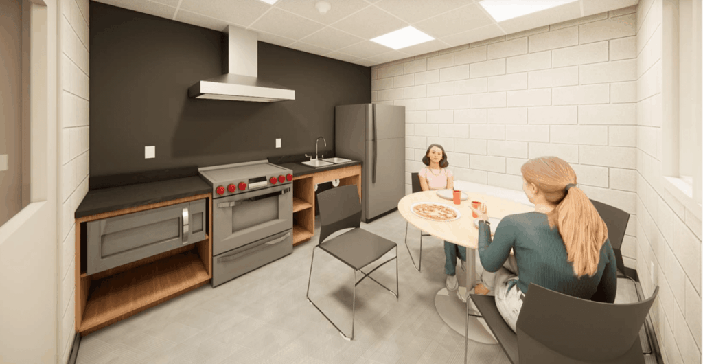 Olson Hall USD Construction Kitchen