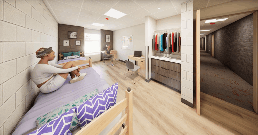 Olson Hall USD Construction room Rendering