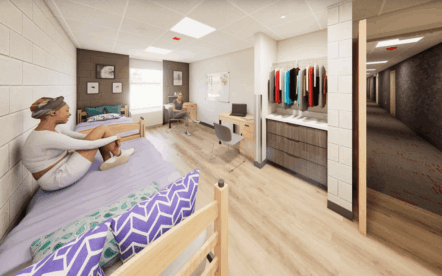 1960s-era USD Dorm Set For Modern Makeover By Lloyd Construction