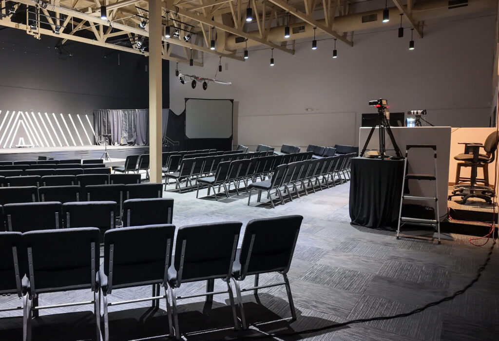 41st and Shirley retail space with large flexible multipurpose room