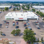 41st and Shirley retail space exterior with shared parking