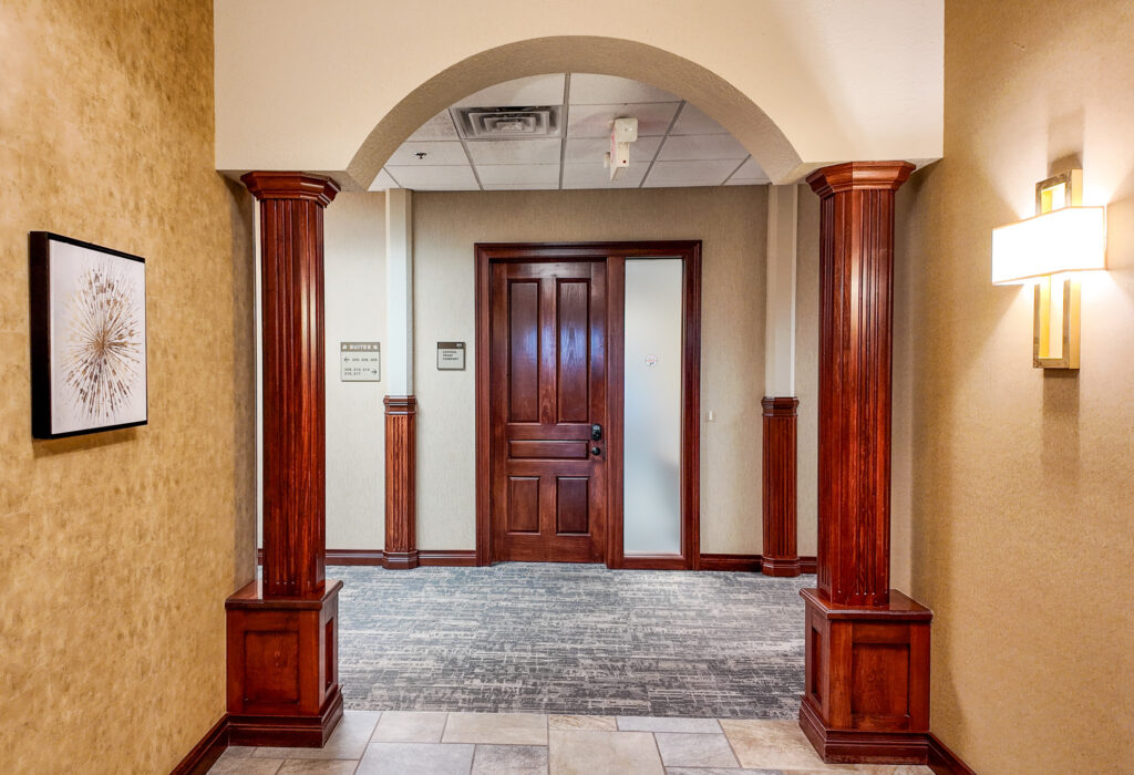 Entrance to Oakbrook I Suite 211 professional office space