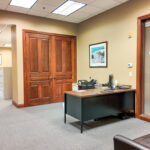Reception and open work area