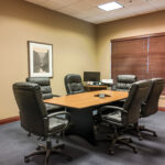 Conference room with large table