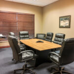 Conference room with exterior window