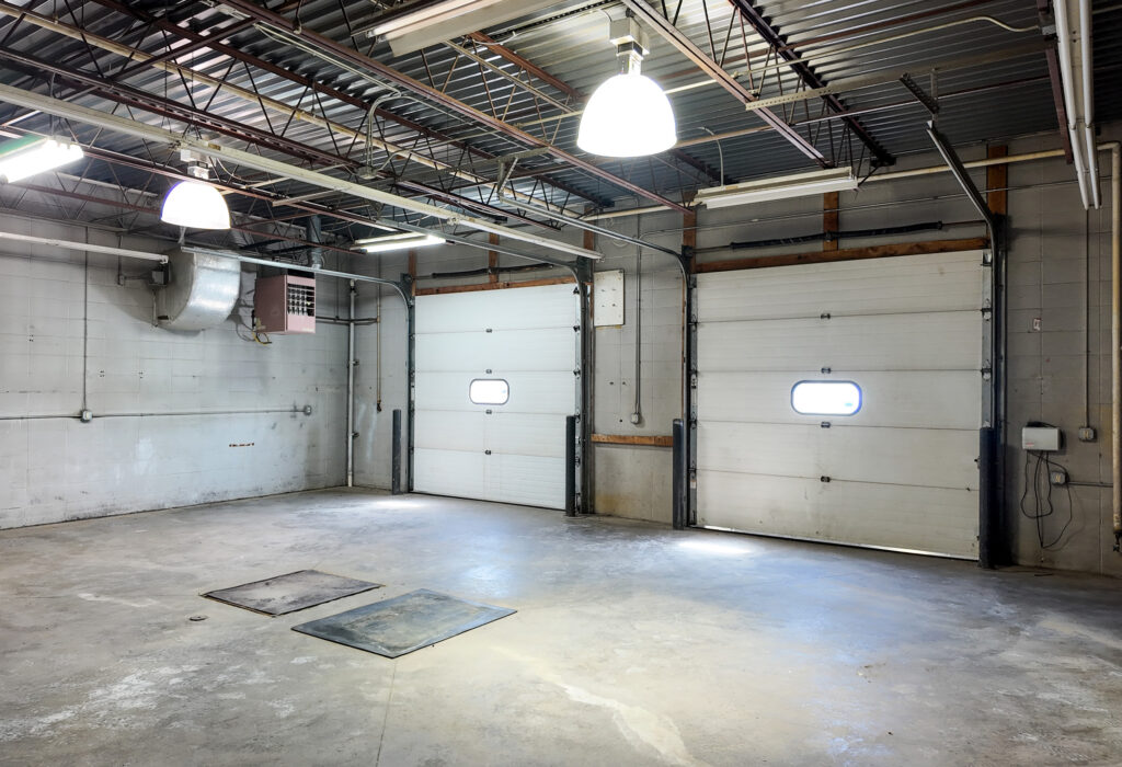 Shop space with two overhead doors in Sioux Falls flex building