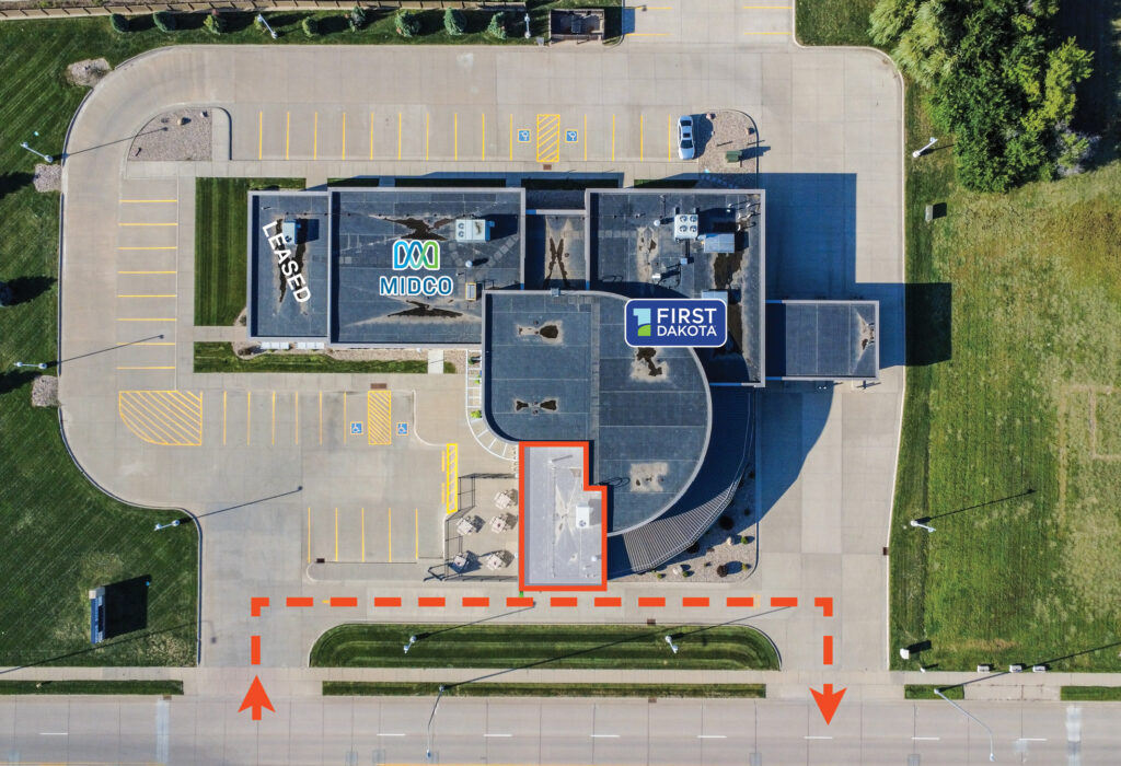 Drive-thru circulation along East Cherry Street